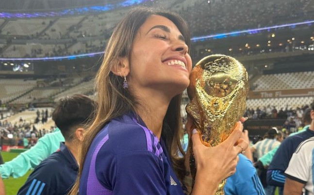 La otra ganadora de la Copa del Mundo: Antonela Rocuzzo